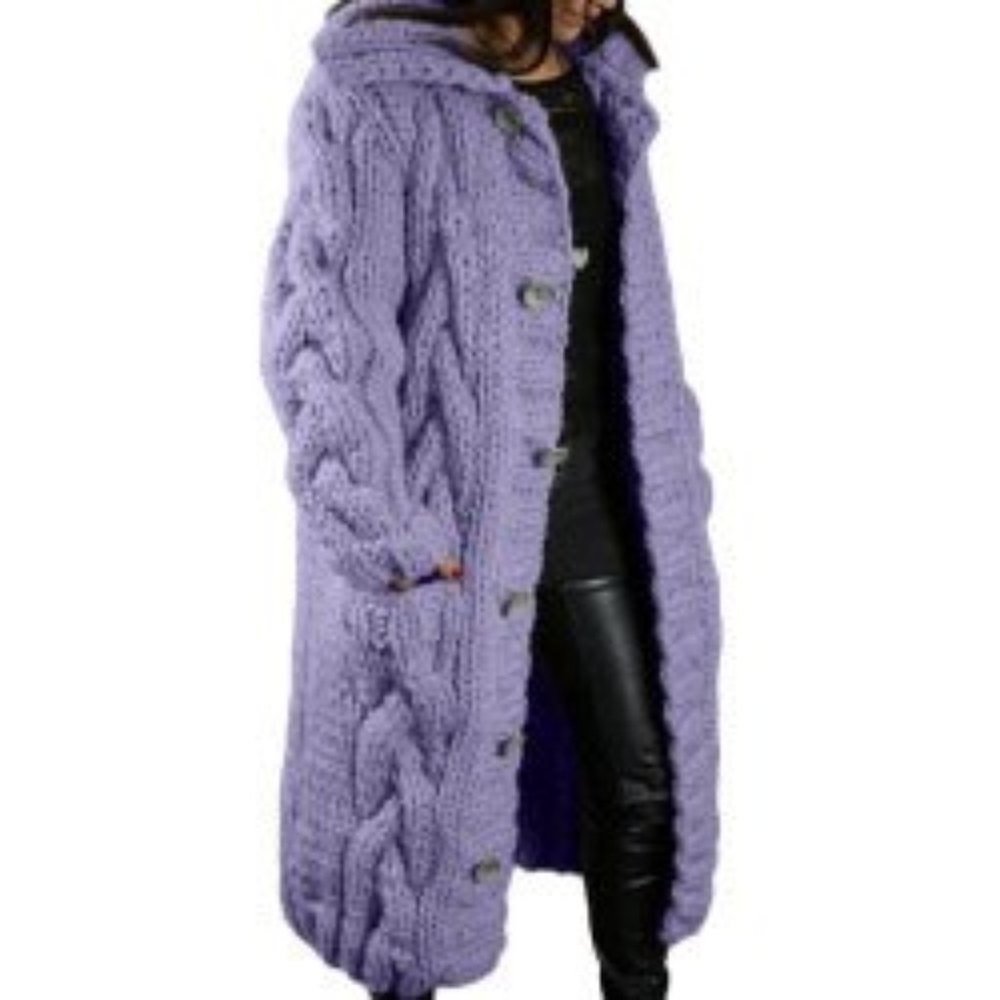Coat Warm. Knitted. Women's Cardigan Sweater, Jumper. NWOT.